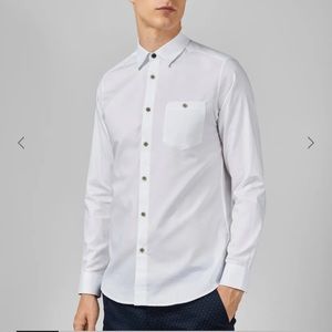 Ted Baker Zachari long sleeve cotton shirt